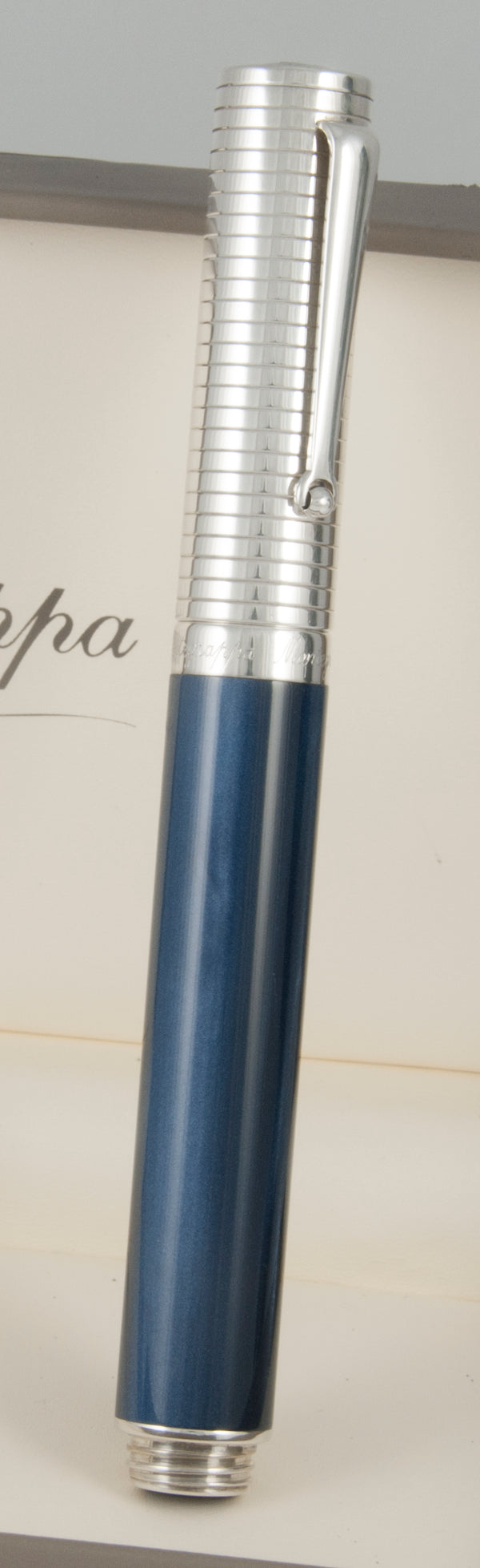 Montegrappa Espressione Duetto Blue Resin Fountain Pen