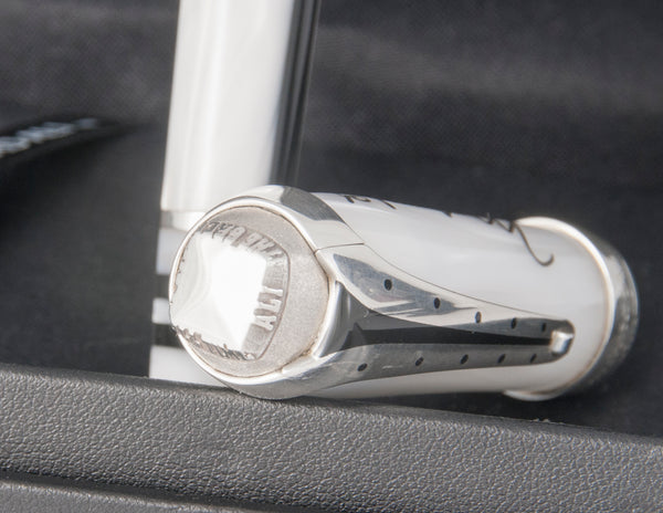 Montegrappa Muhammad Ali Sterling Silver Fountain Pen Limited Edition Nib 18k Gold