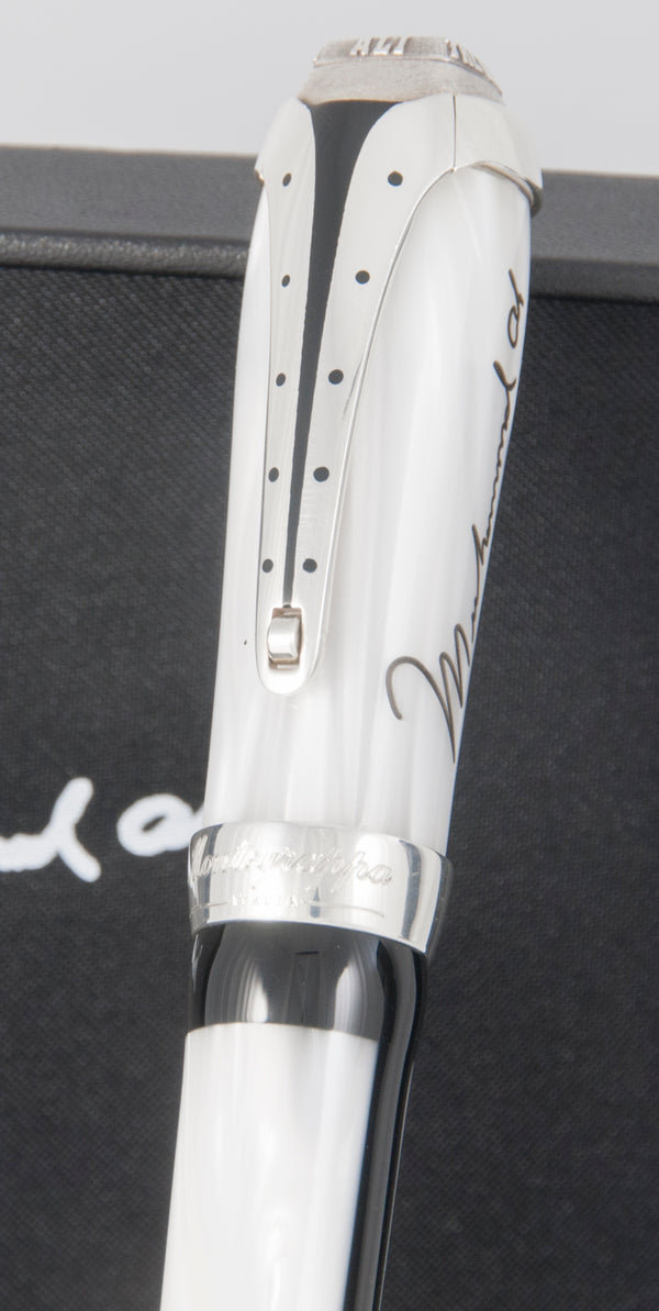 Montegrappa Muhammad Ali Sterling Silver Rollerball Pen Limited Edition