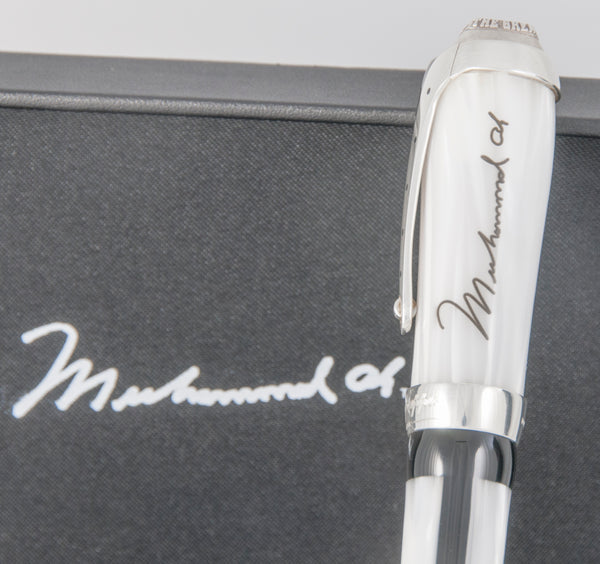 Montegrappa Muhammad Ali Sterling Silver Rollerball Pen Limited Edition