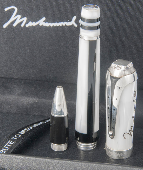 Montegrappa Muhammad Ali Sterling Silver Rollerball Pen Limited Edition