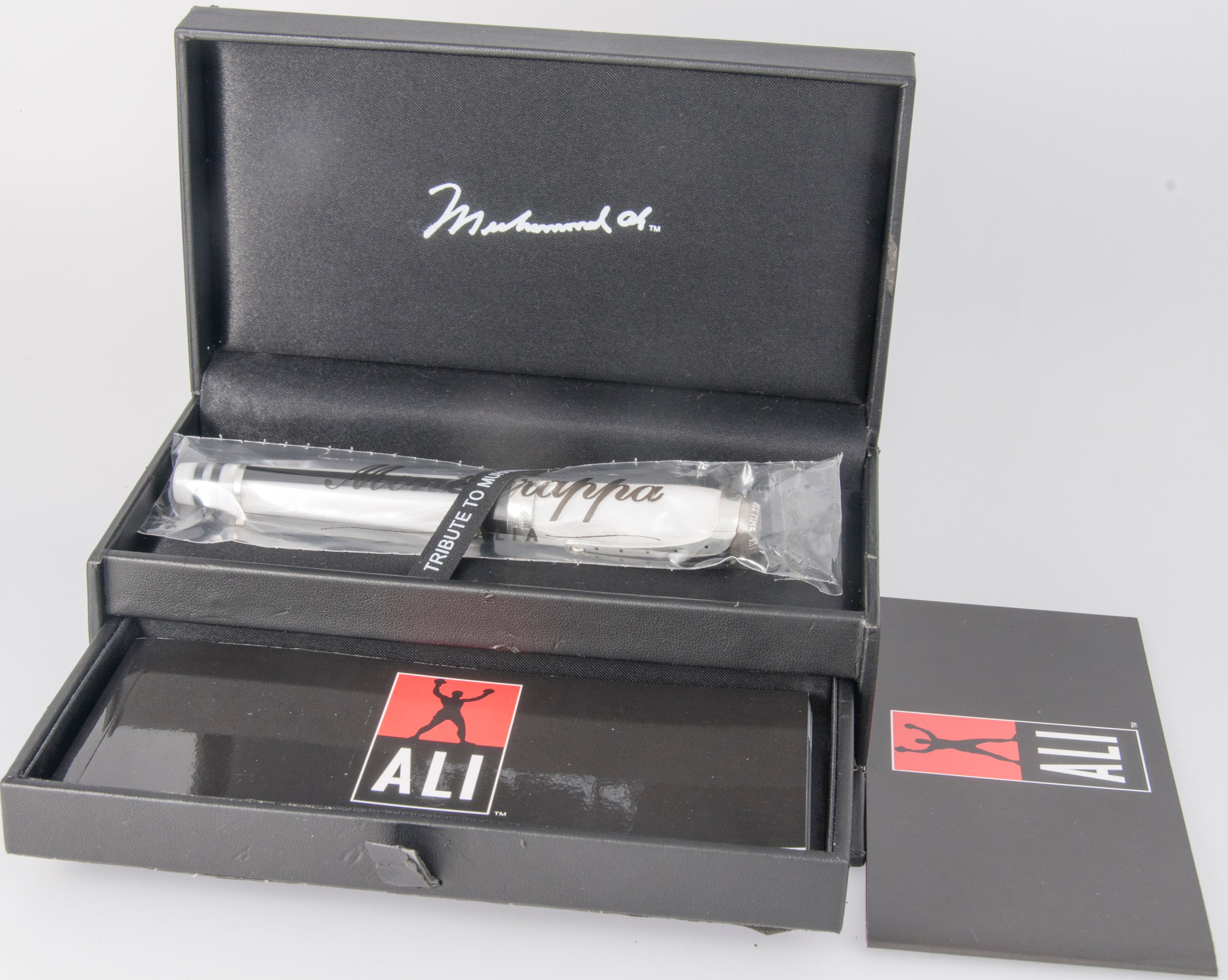 Montegrappa Muhammad Ali Sterling Silver Rollerball Pen Limited Edition