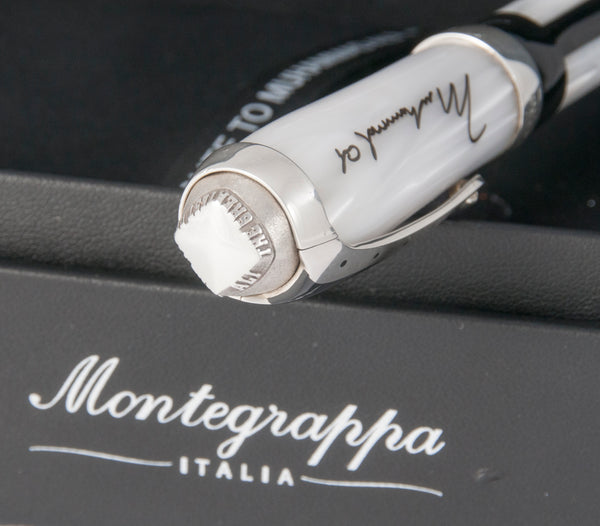 Montegrappa Muhammad Ali Sterling Silver Rollerball Pen Limited Edition