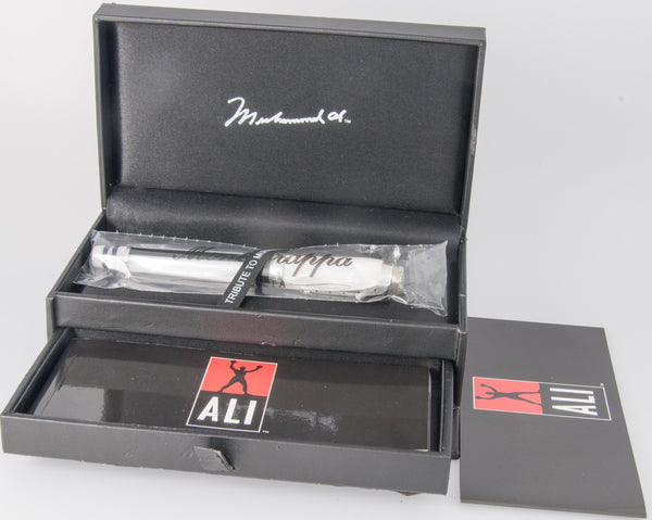 Montegrappa Muhammad Ali Sterling Silver Rollerball Pen Limited Edition