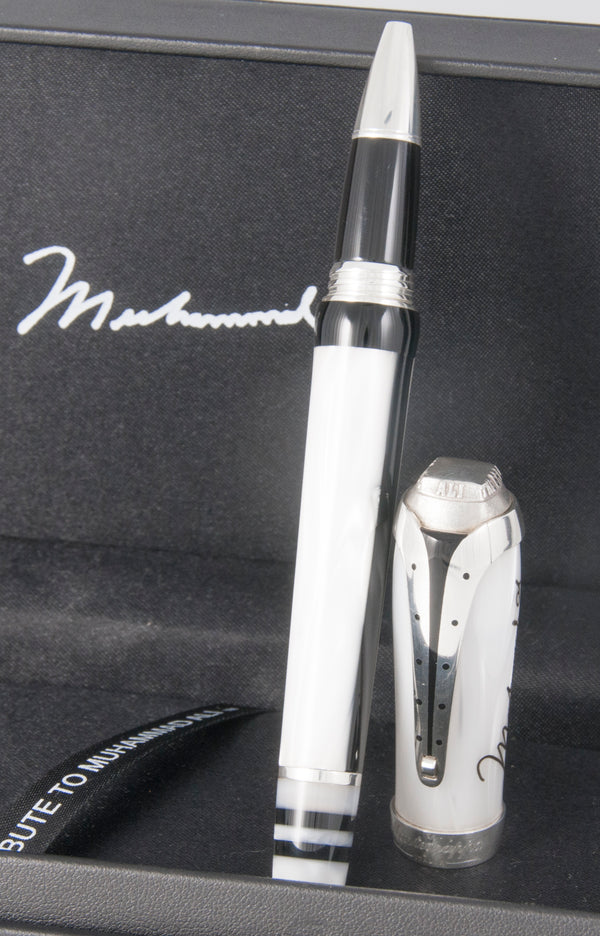 Montegrappa Muhammad Ali Sterling Silver Rollerball Pen Limited Edition