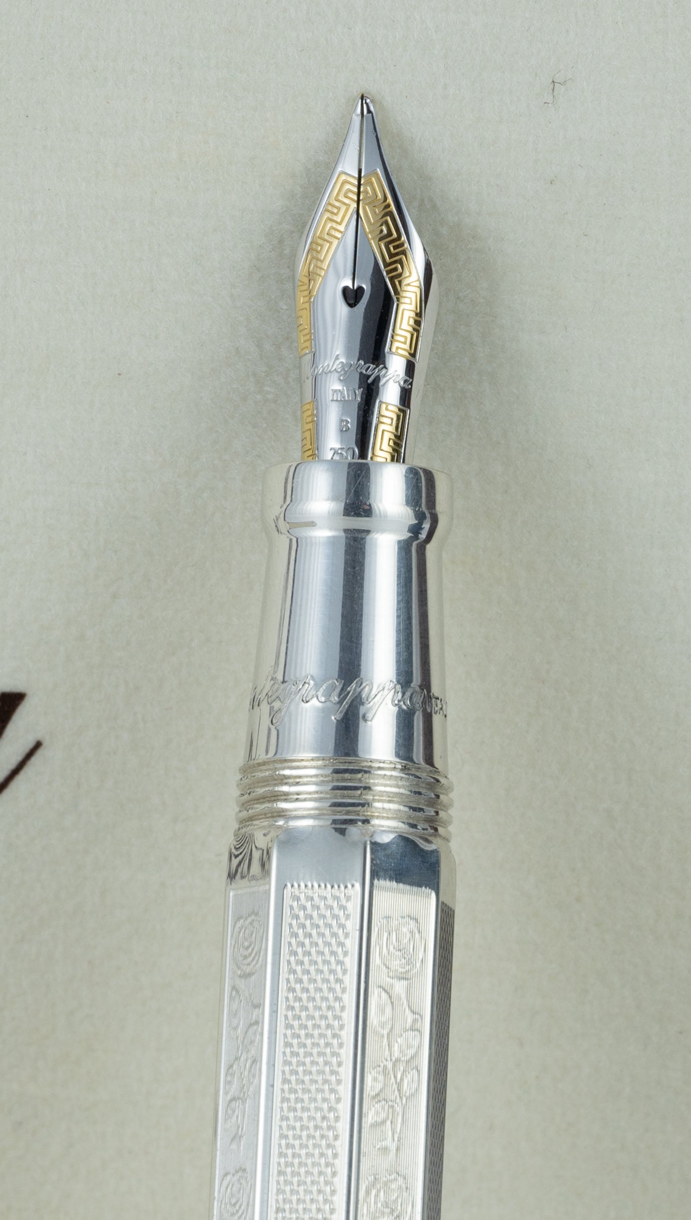 Montegrappa Reminiscence Silver 925 Nib 18k Gold