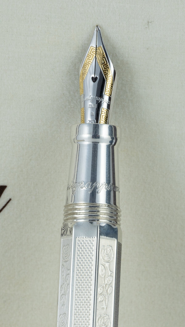 Montegrappa Reminiscence Silver 925 Nib 18k Gold