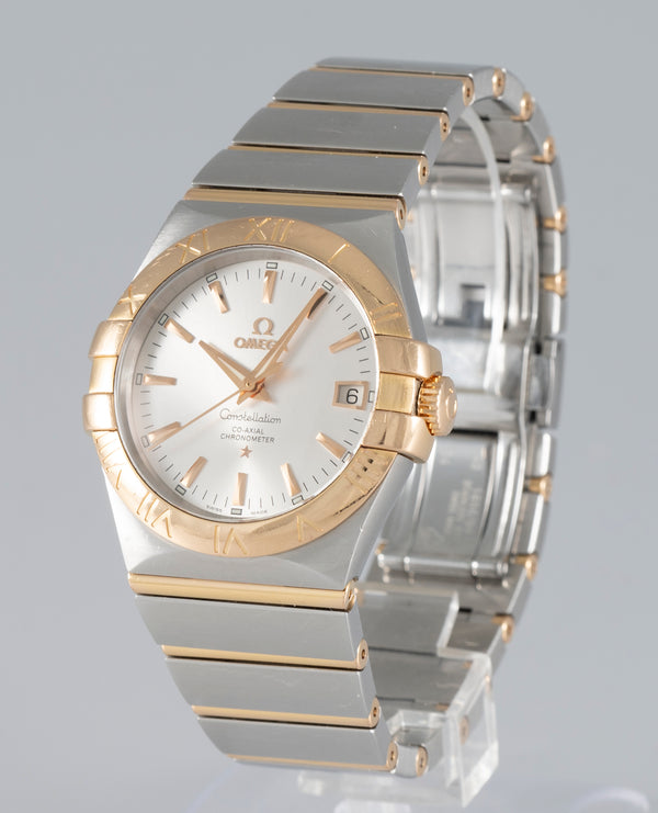 Omega Constellation Co-Axial Steel and Gold Ref: 123.20.35.20.02.001