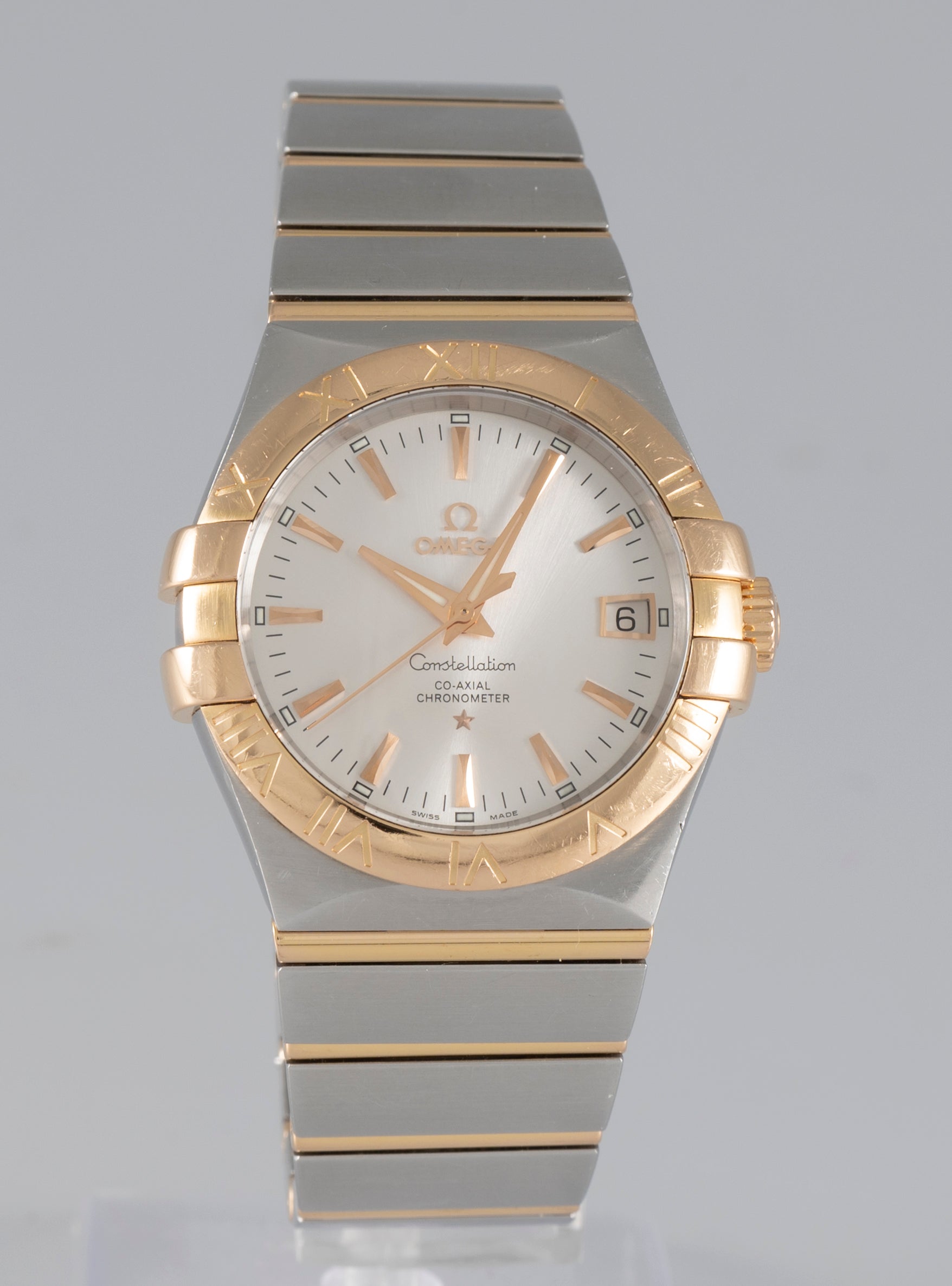 Omega Constellation Co-Axial Steel and Gold Ref: 123.20.35.20.02.001