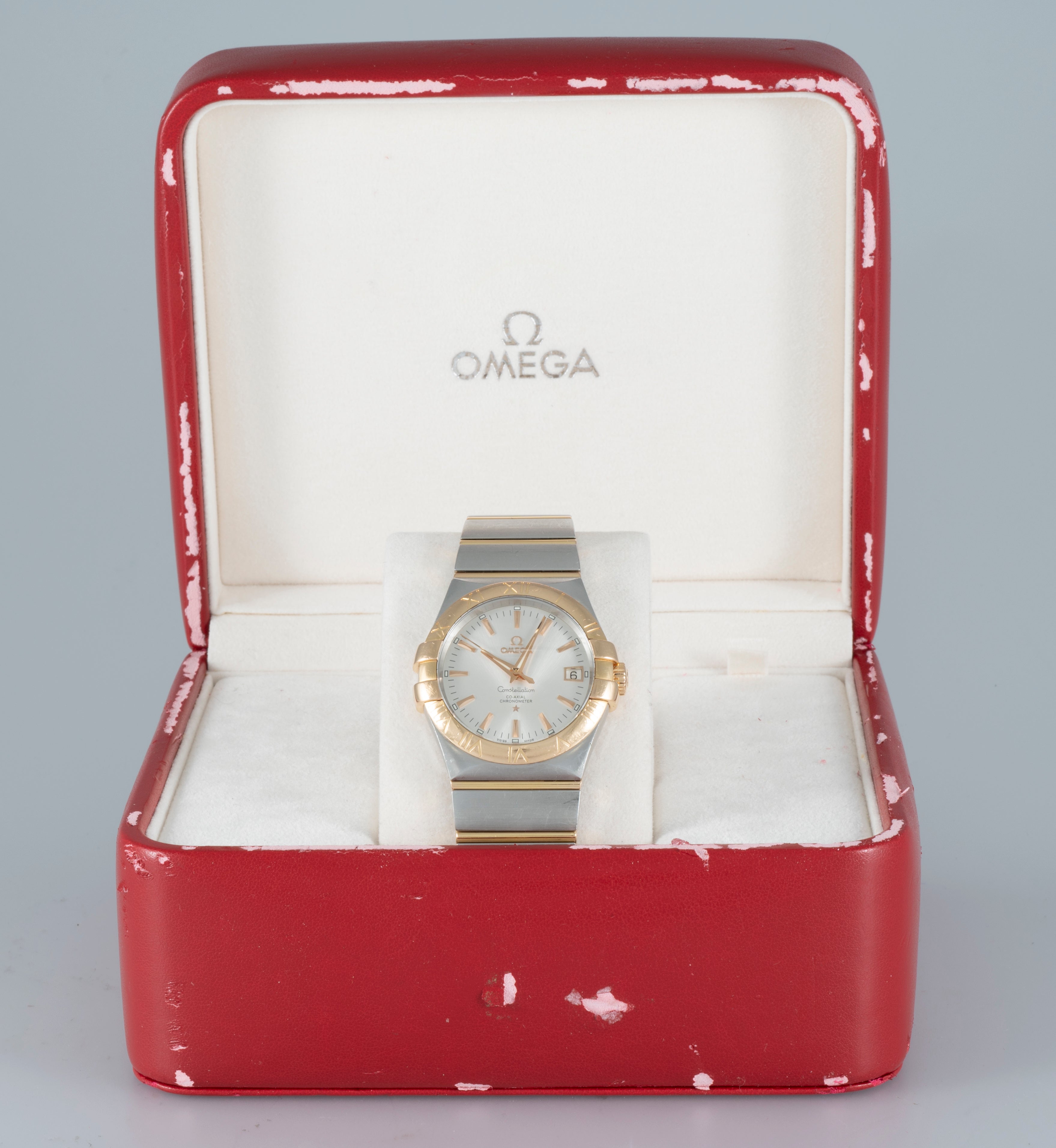 Omega Constellation Co-Axial Steel and Gold Ref: 123.20.35.20.02.001