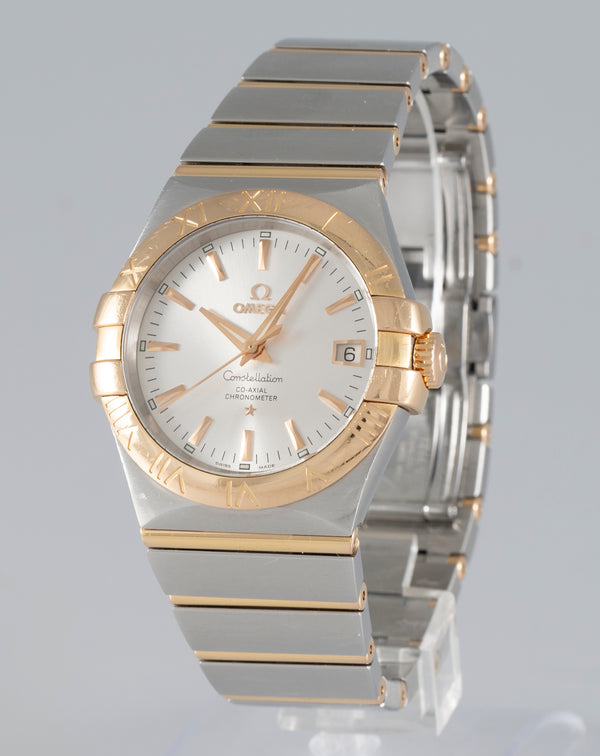 Omega Constellation Co-Axial Steel and Gold Ref: 123.20.35.20.02.001