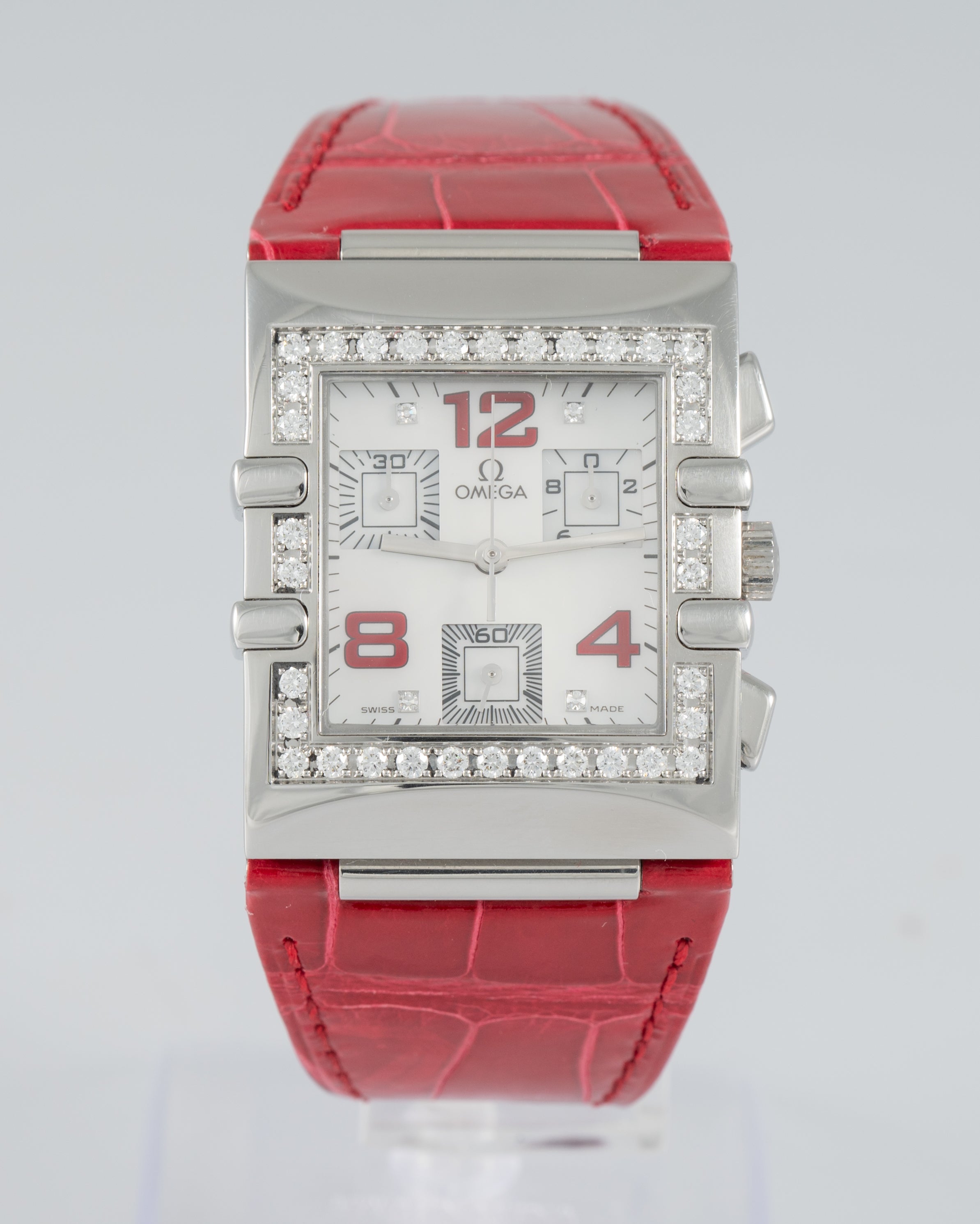 Omega Constellation Quadra Diamonds MOP Dial Ref: 1847.73.31