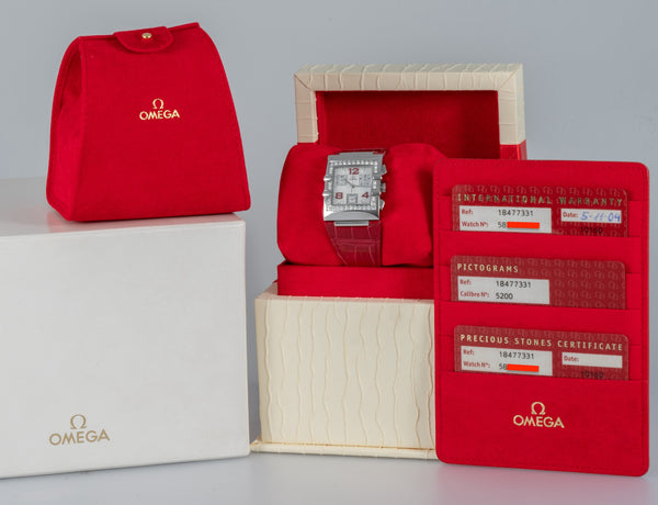 Omega Constellation Quadra Diamonds MOP Dial Ref: 1847.73.31