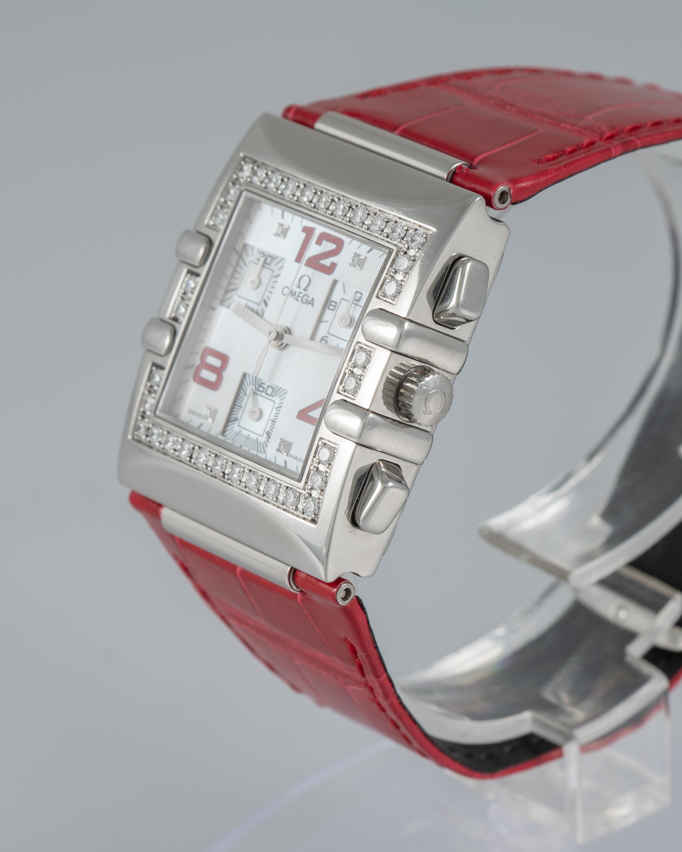 Omega Constellation Quadra Diamonds MOP Dial Ref: 1847.73.31