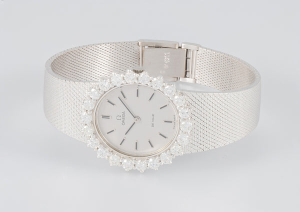 Omega Deville White Gold 18k and Diamonds 2.2 ct Ref: 8339 158