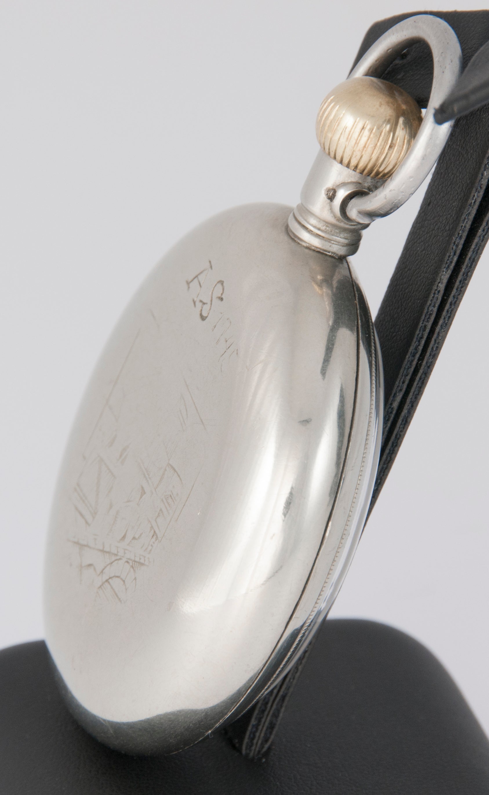 Omega Railway Pocket Watch Steel 57.5 mm Caliber 19LBN