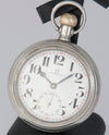 Omega Railway Pocket Watch Steel 57.5 mm Caliber 19LBN