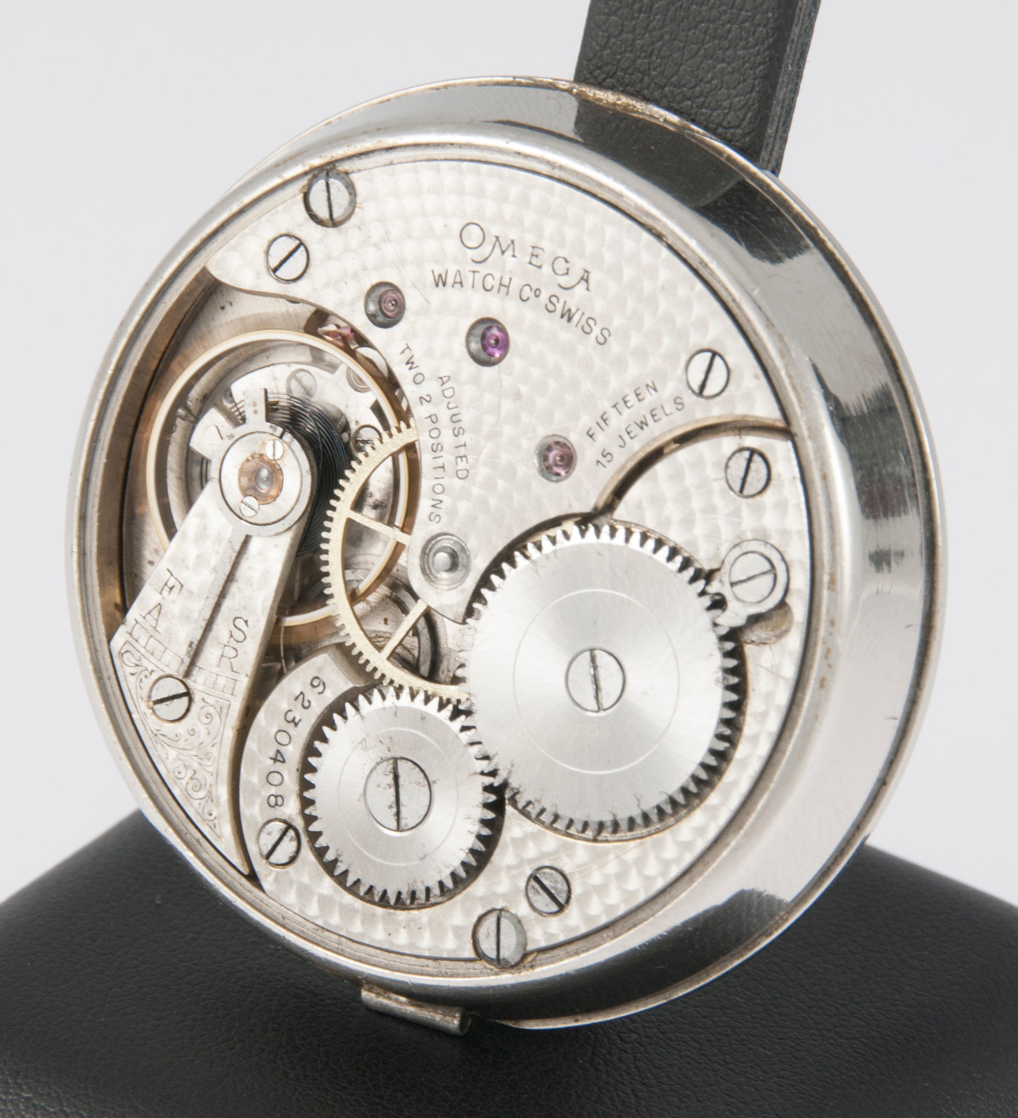 Omega Railway Pocket Watch Steel 57.5 mm Caliber 19LBN