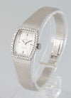 Omega Geneve White Gold 18k and Diamonds 0.4 ct Square Dial