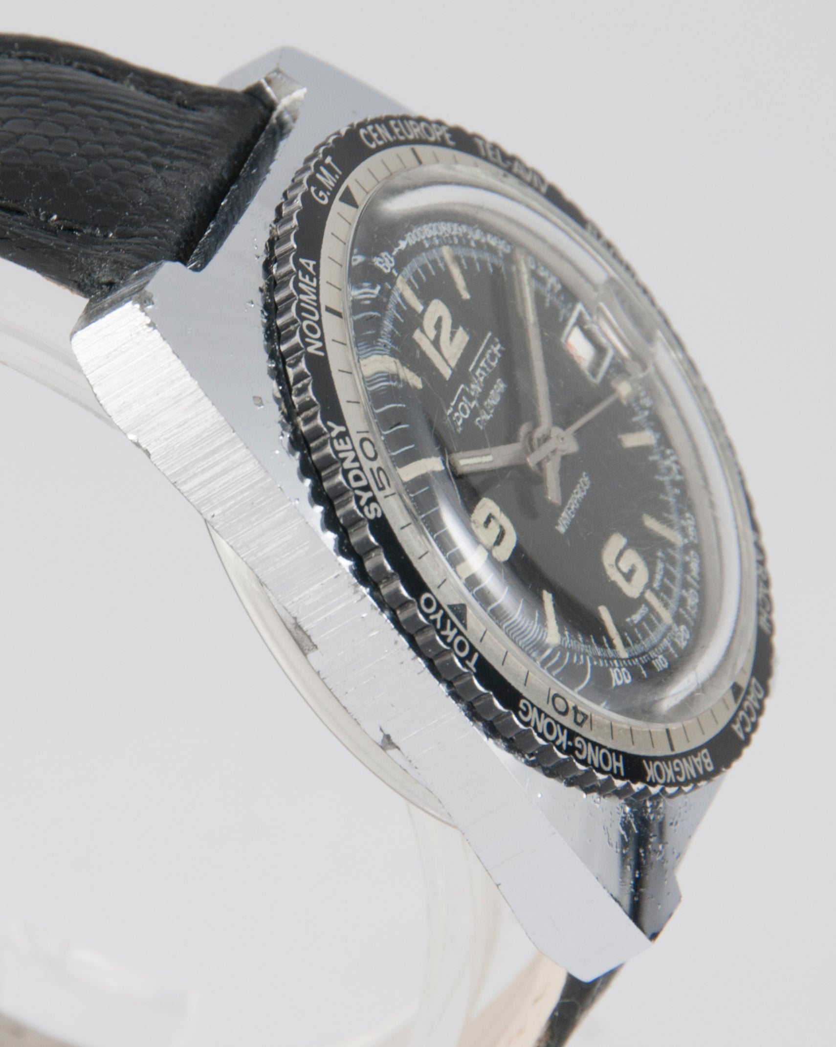 Polwatch Vintage Calendar Steel 36mm Caliber Baumgartner 866