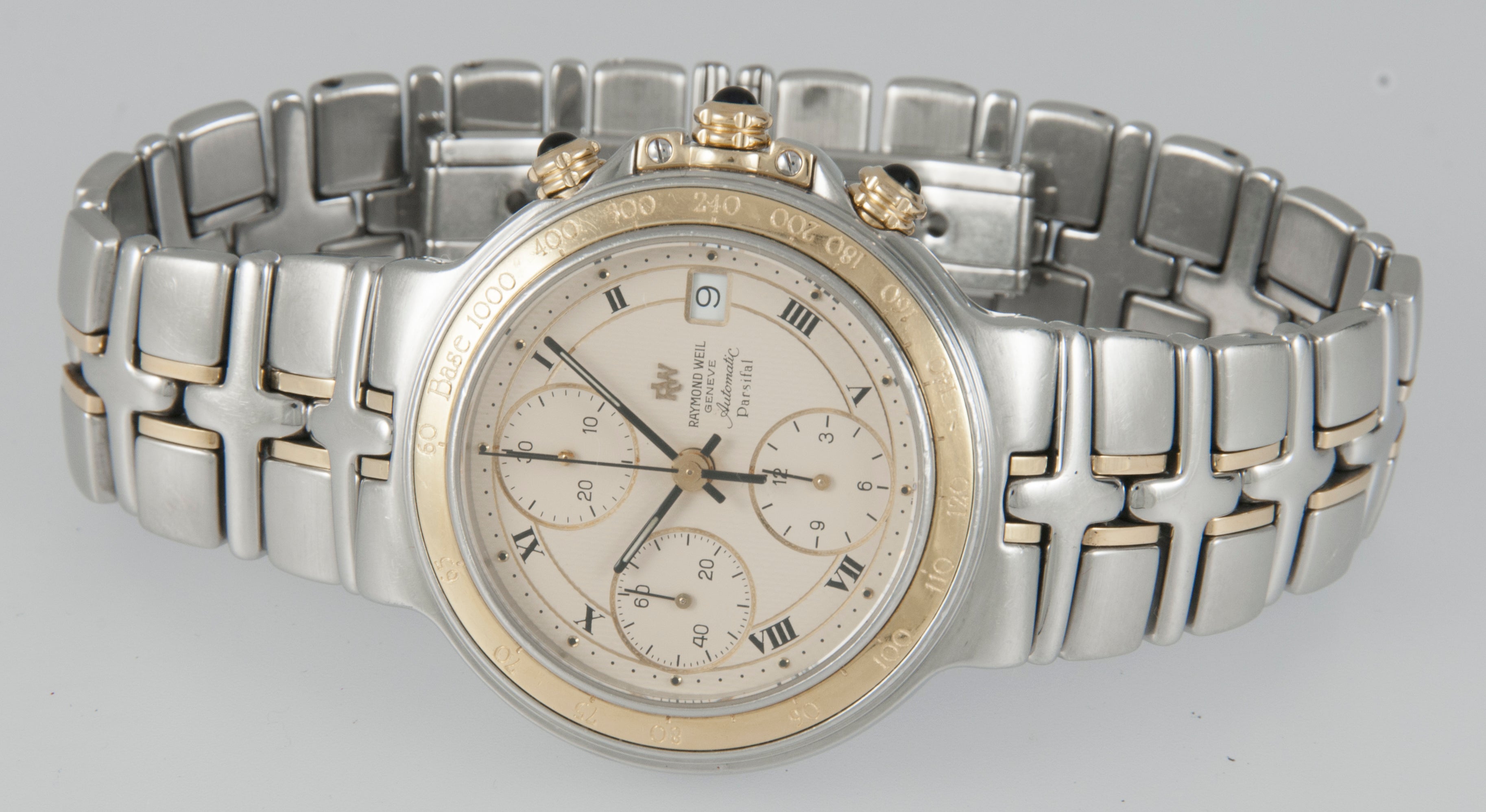 Raymond Weil Parsifal Automatic Chronograph Steel and Yellow Gold Ref: 7790