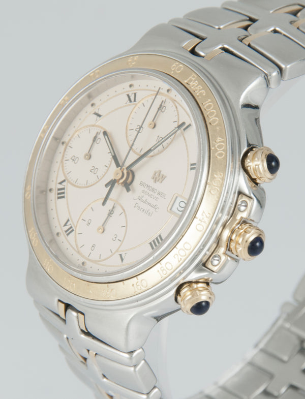 Raymond Weil Parsifal Automatic Chronograph Steel and Yellow Gold Ref: 7790