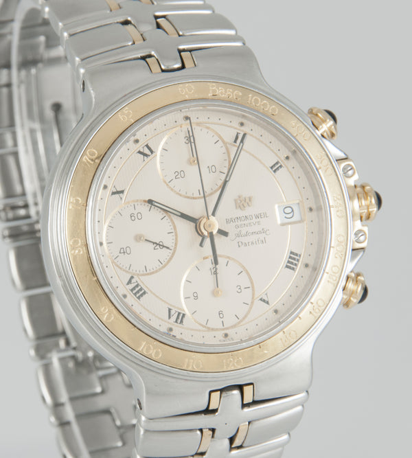 Raymond Weil Parsifal Automatic Chronograph Steel and Yellow Gold Ref: 7790