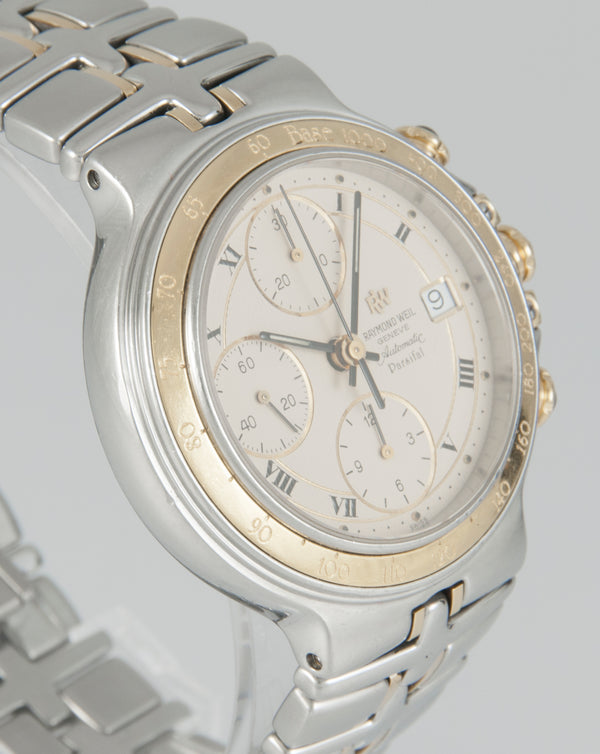 Raymond Weil Parsifal Automatic Chronograph Steel and Yellow Gold Ref: 7790
