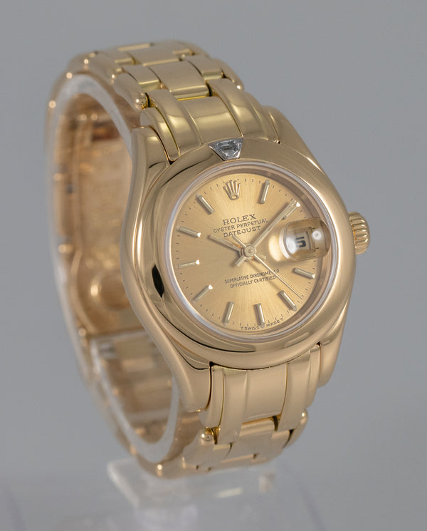 Rolex Datejust Pearlmaster Yellow Gold 18k Ref: 69328