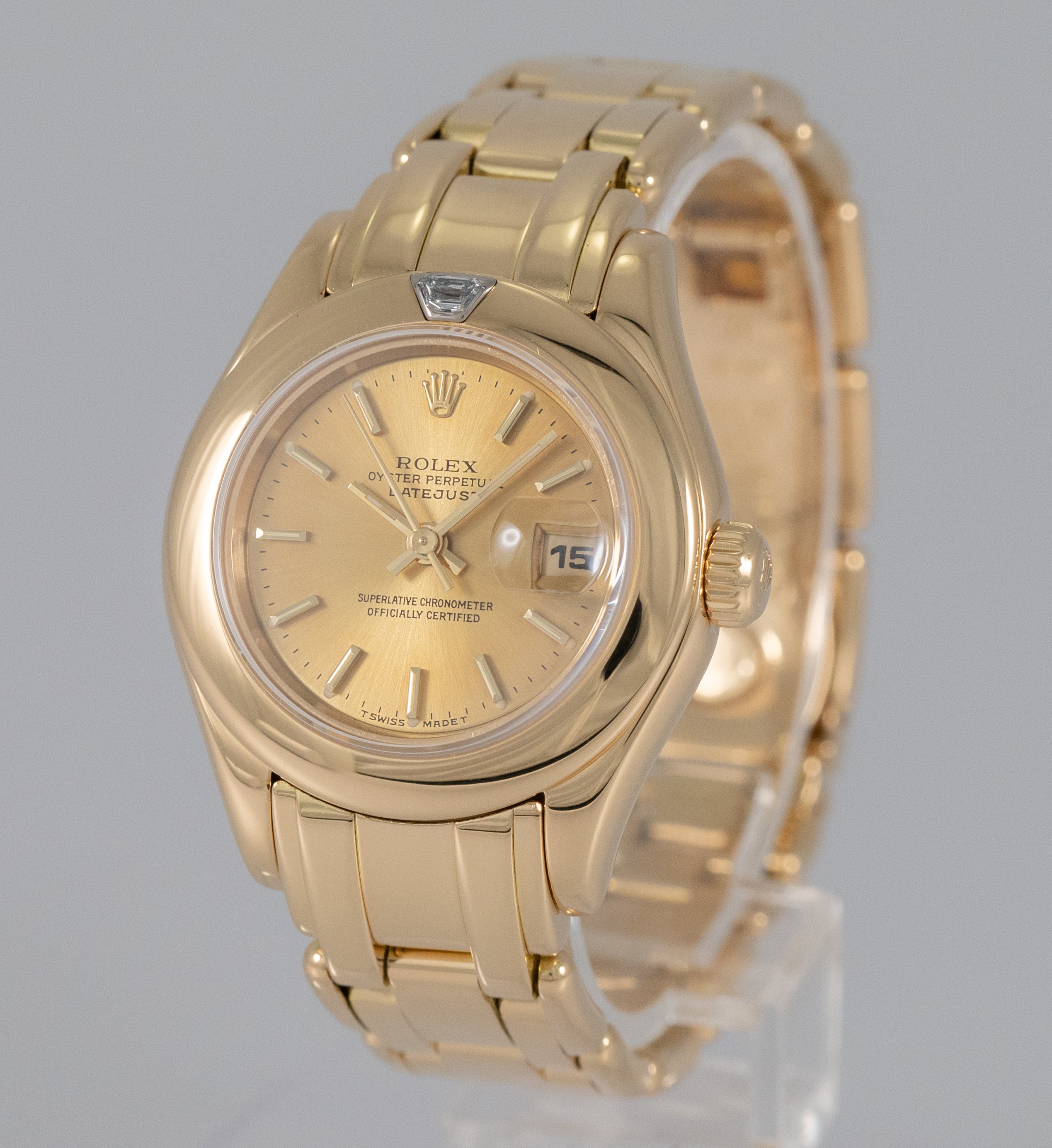 Rolex Datejust Pearlmaster Yellow Gold 18k Ref: 69328