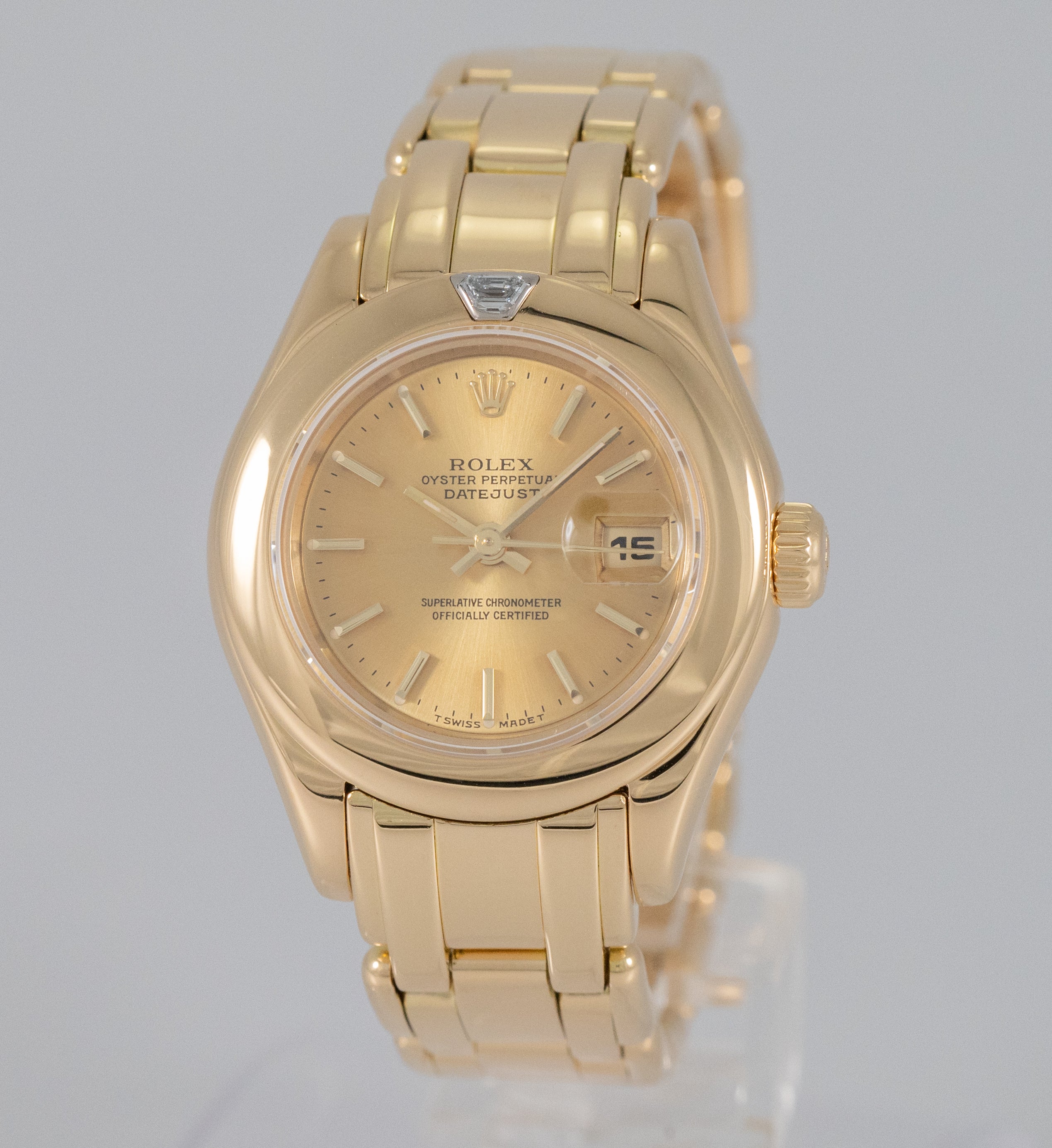 Rolex Datejust Pearlmaster Yellow Gold 18k Ref: 69328