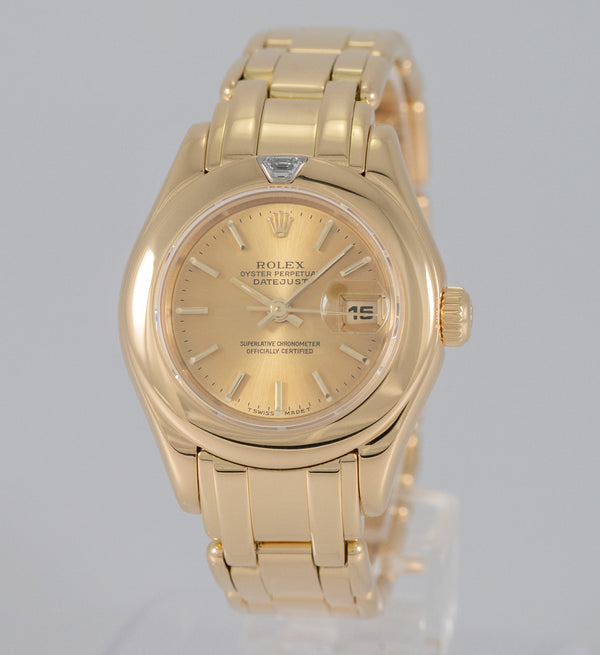 Rolex Datejust Pearlmaster Yellow Gold 18k Ref: 69328