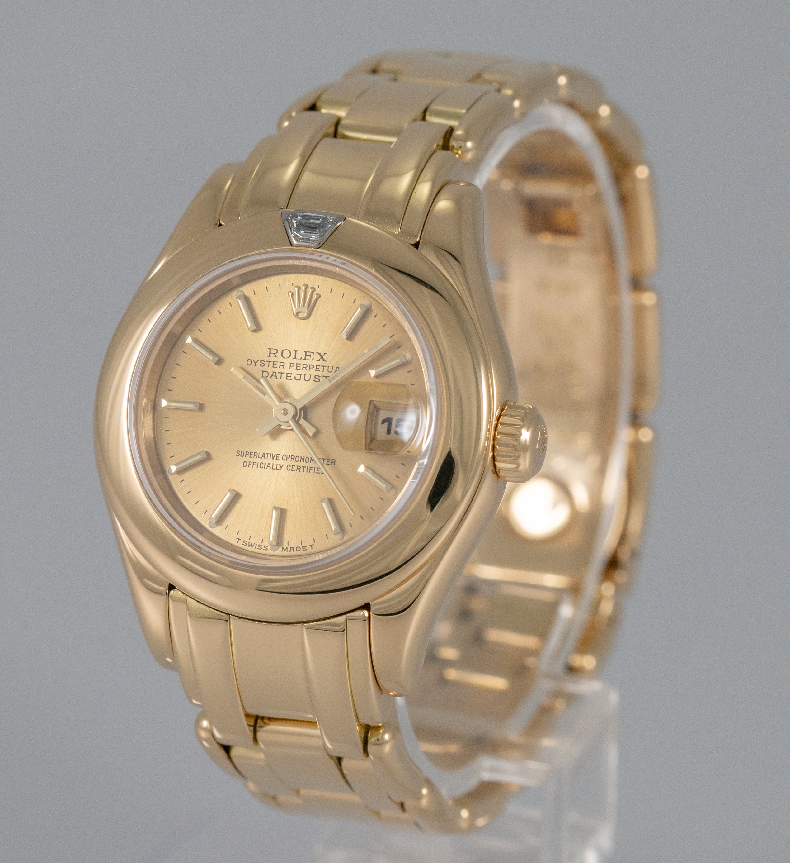 Rolex Datejust Pearlmaster Yellow Gold 18k Ref: 69328