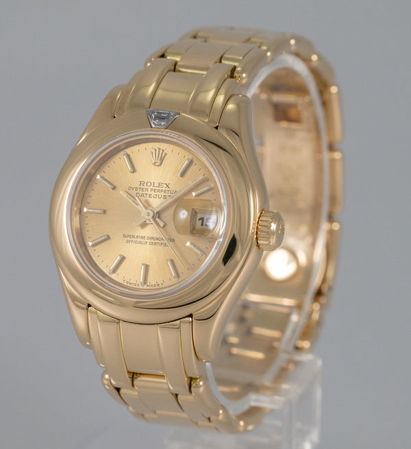 Rolex Datejust Pearlmaster Yellow Gold 18k Ref: 69328