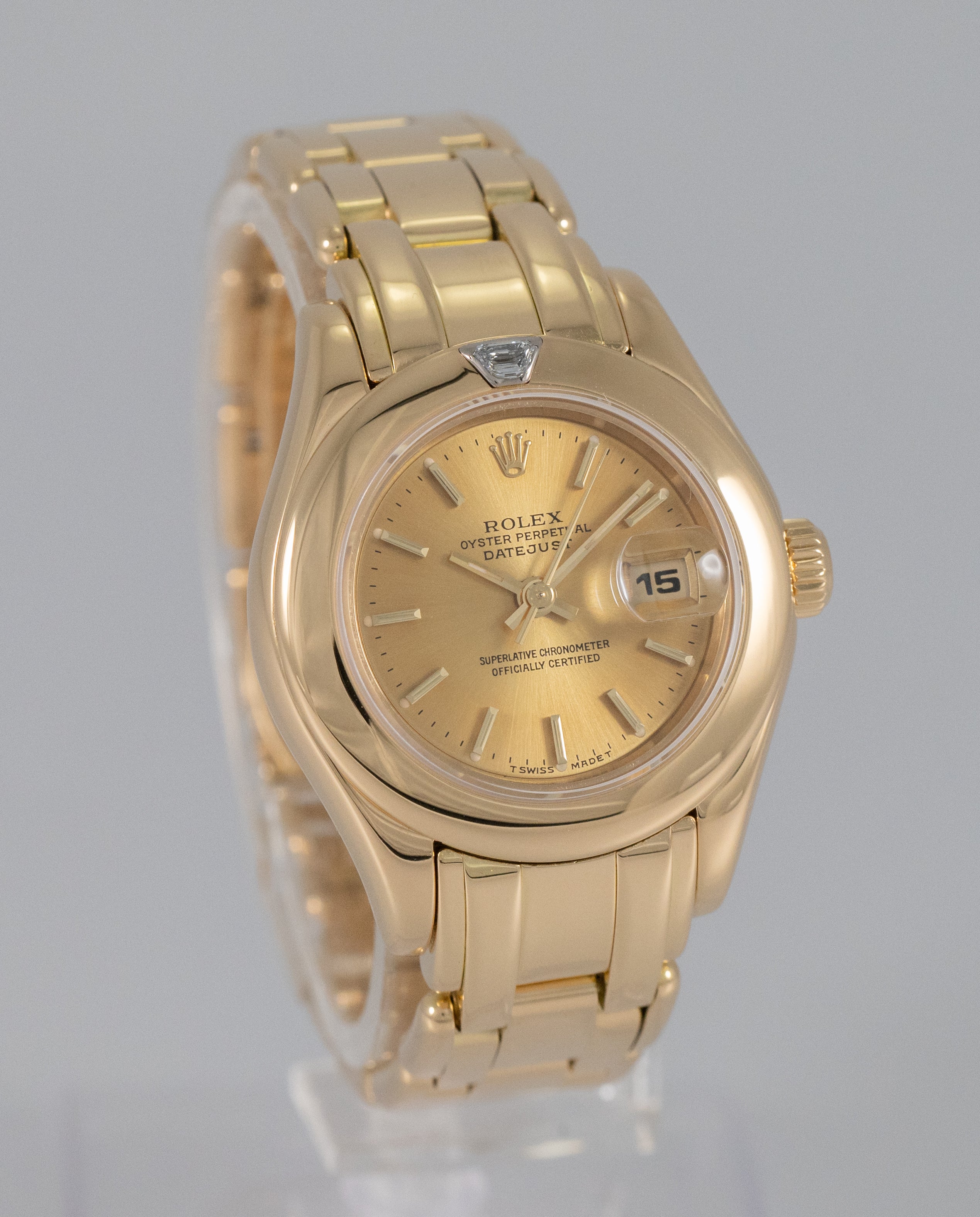 Rolex Datejust Pearlmaster Yellow Gold 18k Ref: 69328