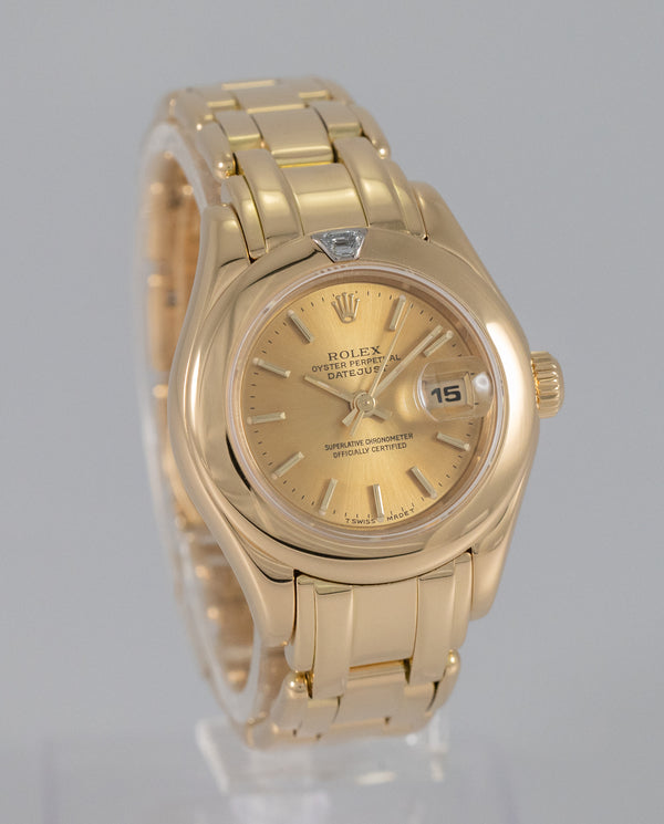 Rolex Datejust Pearlmaster Yellow Gold 18k Ref: 69328