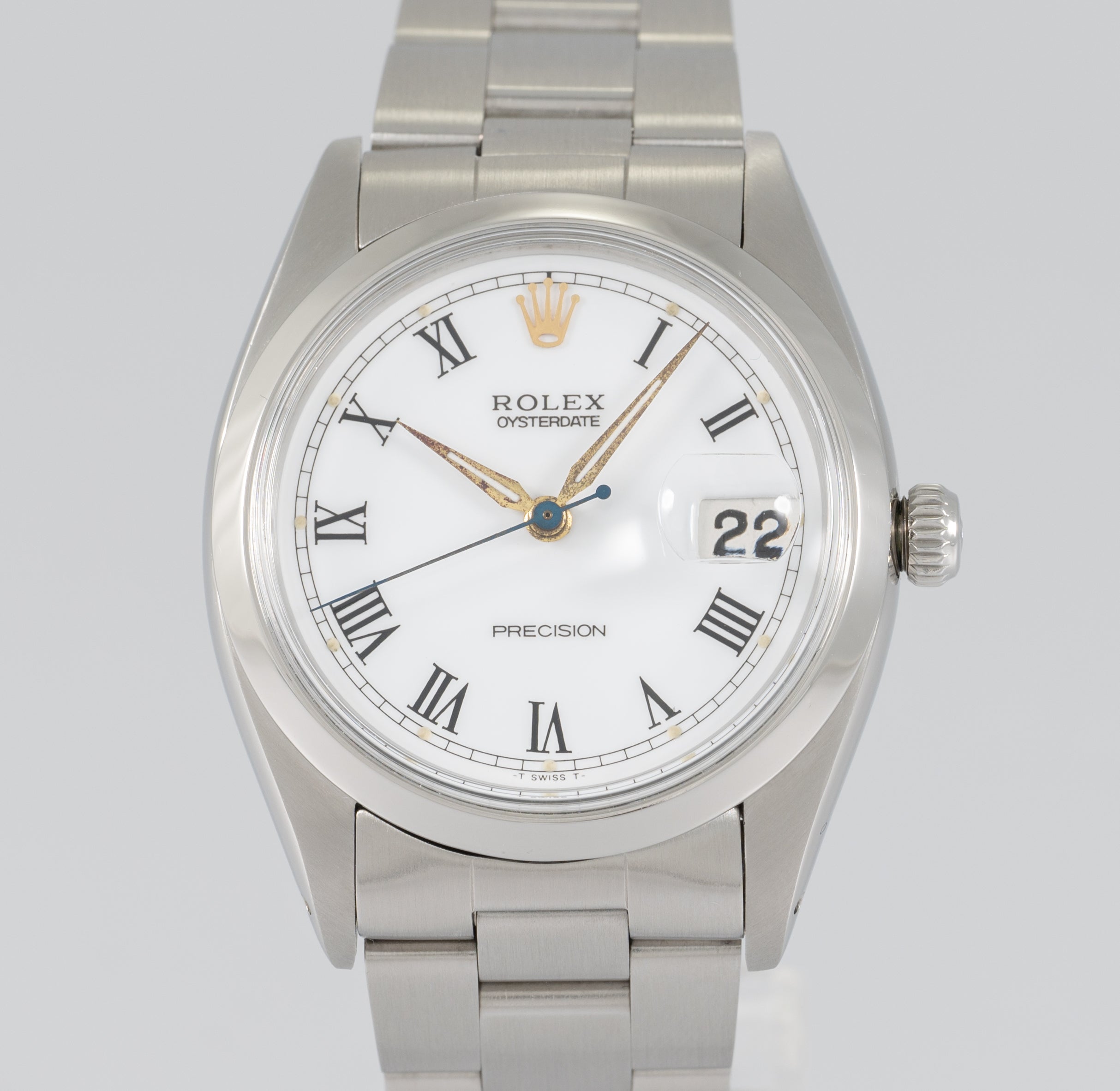 Rolex Oysterdate Precision Steel Ref: 6494