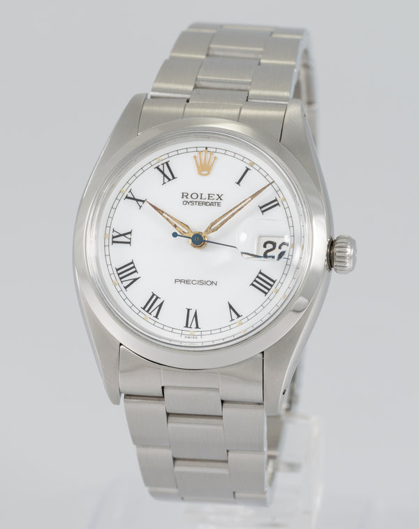 Rolex Oysterdate Precision Steel Ref: 6494