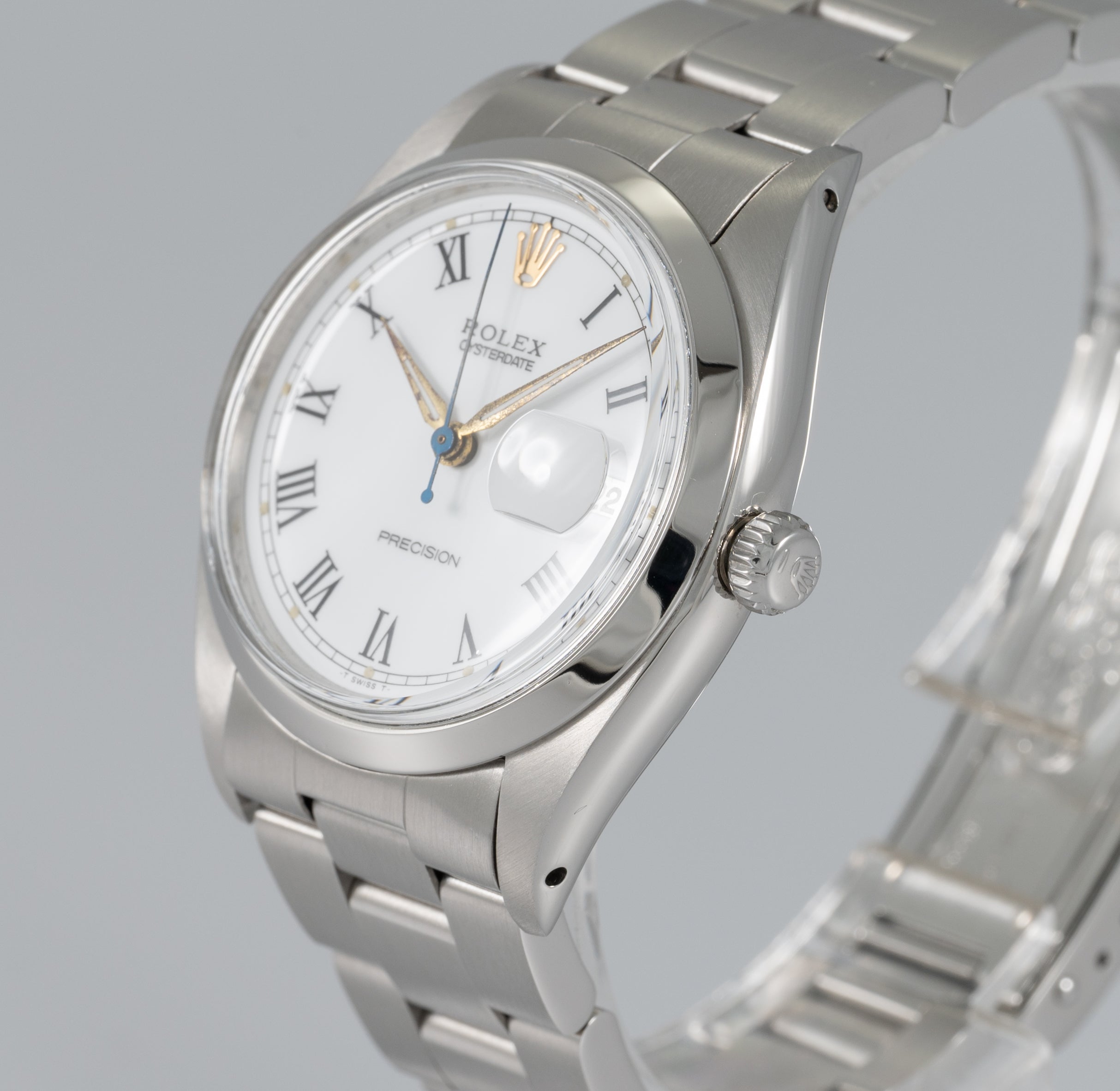 Rolex Oysterdate Precision Steel Ref: 6494