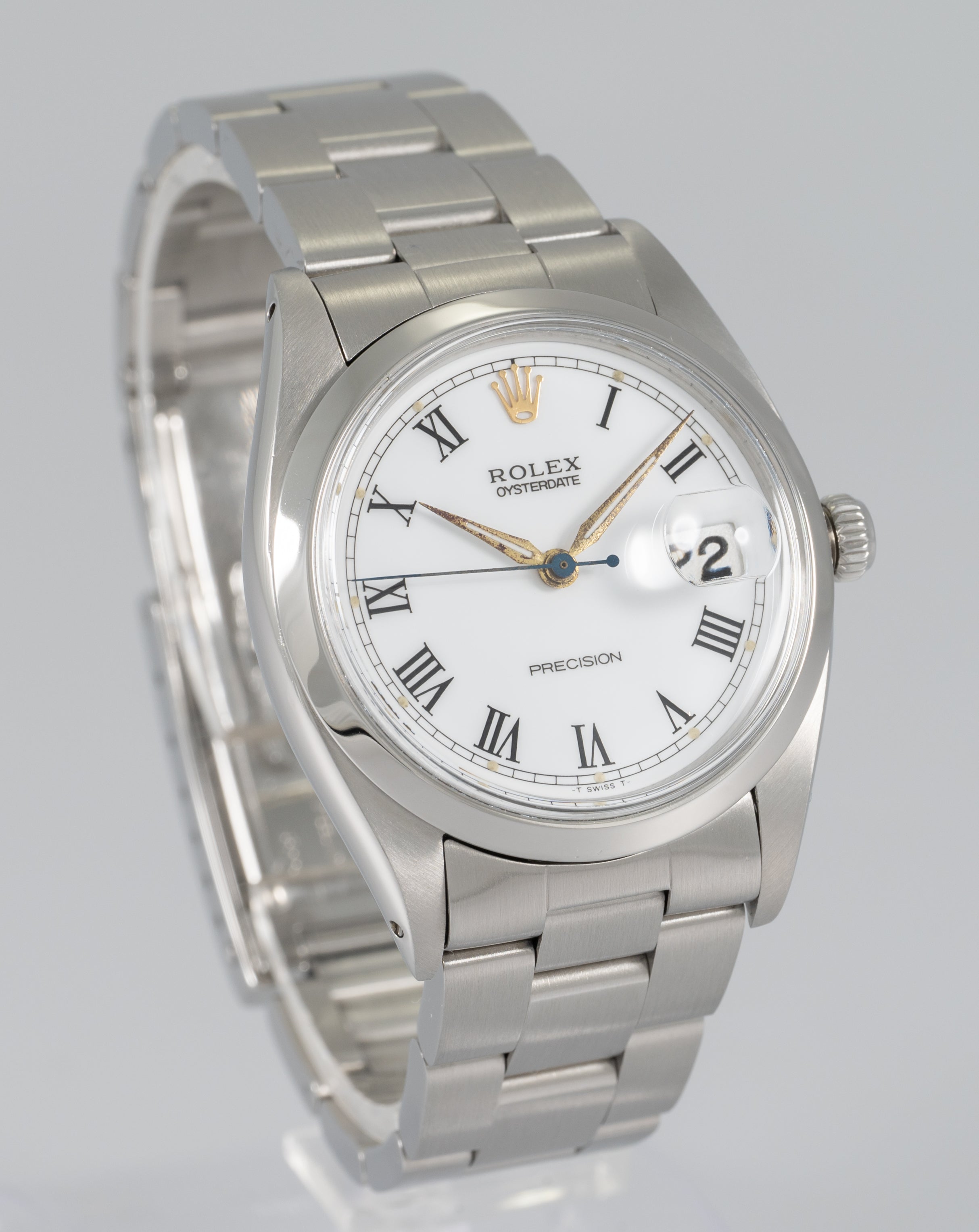 Rolex Oysterdate Precision Steel Ref: 6494
