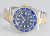 Rolex Submariner Steel and Yellow Gold 18k "Bluesy" Ceramic Bezel Ref: 116613LB