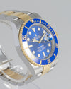 Rolex Submariner Steel and Yellow Gold 18k "Bluesy" Ceramic Bezel Ref: 116613LB