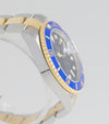Rolex Submariner Steel and Yellow Gold 18k "Bluesy" Ceramic Bezel Ref: 116613LB