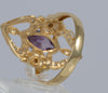 Anillo lanzadera de oro 18k 750