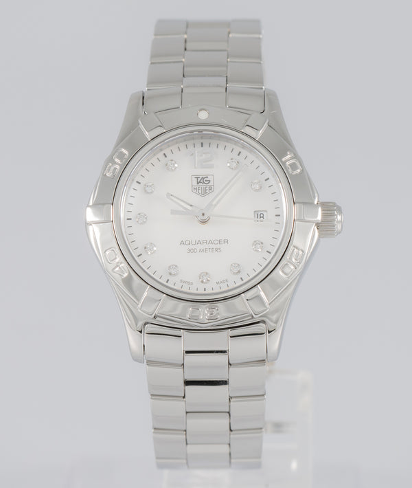 Tag Heuer Aquaracer Diamonds MOP Dial Ref: WAF1415