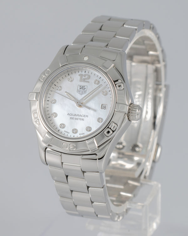 Tag Heuer Aquaracer Diamonds MOP Dial Ref: WAF1415