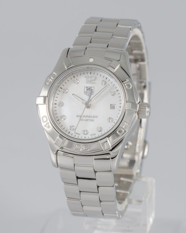 Tag Heuer Aquaracer Diamonds MOP Dial Ref: WAF1415