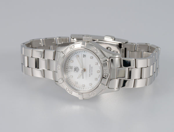 Tag Heuer Aquaracer Diamonds MOP Dial Ref: WAF1415