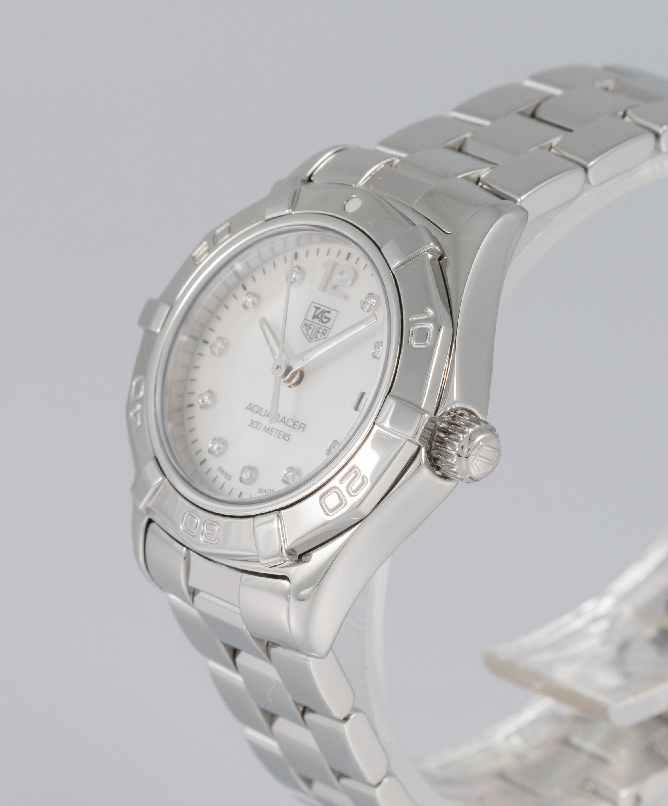 Tag Heuer Aquaracer Diamonds MOP Dial Ref: WAF1415