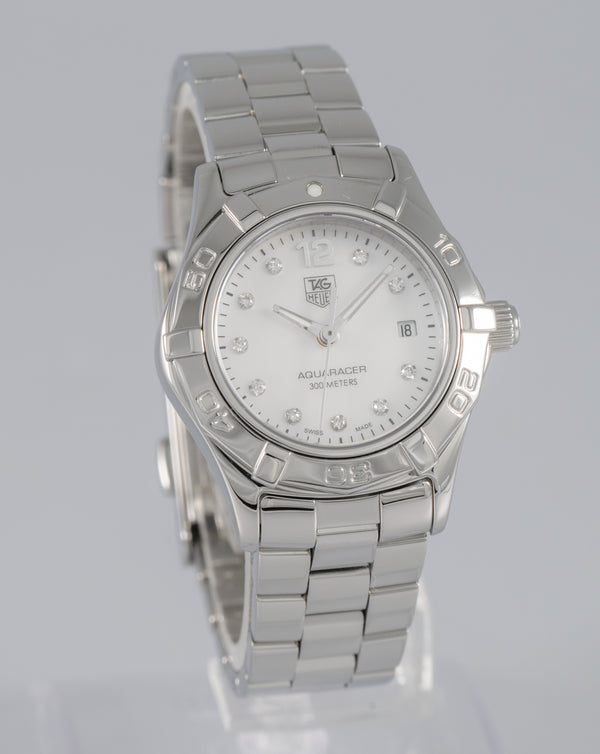 Tag Heuer Aquaracer Diamonds MOP Dial Ref: WAF1415